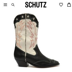 SCHUTZ CICERA LEATHER BOOTIE sz 8.5 worn once